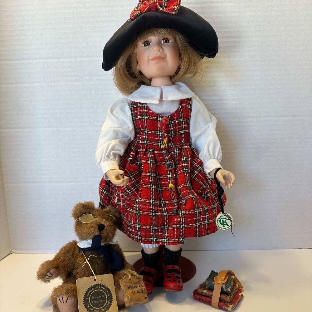 2000 Boyds Bear Yesterdays’ Children Christa Large L/E Doll 90